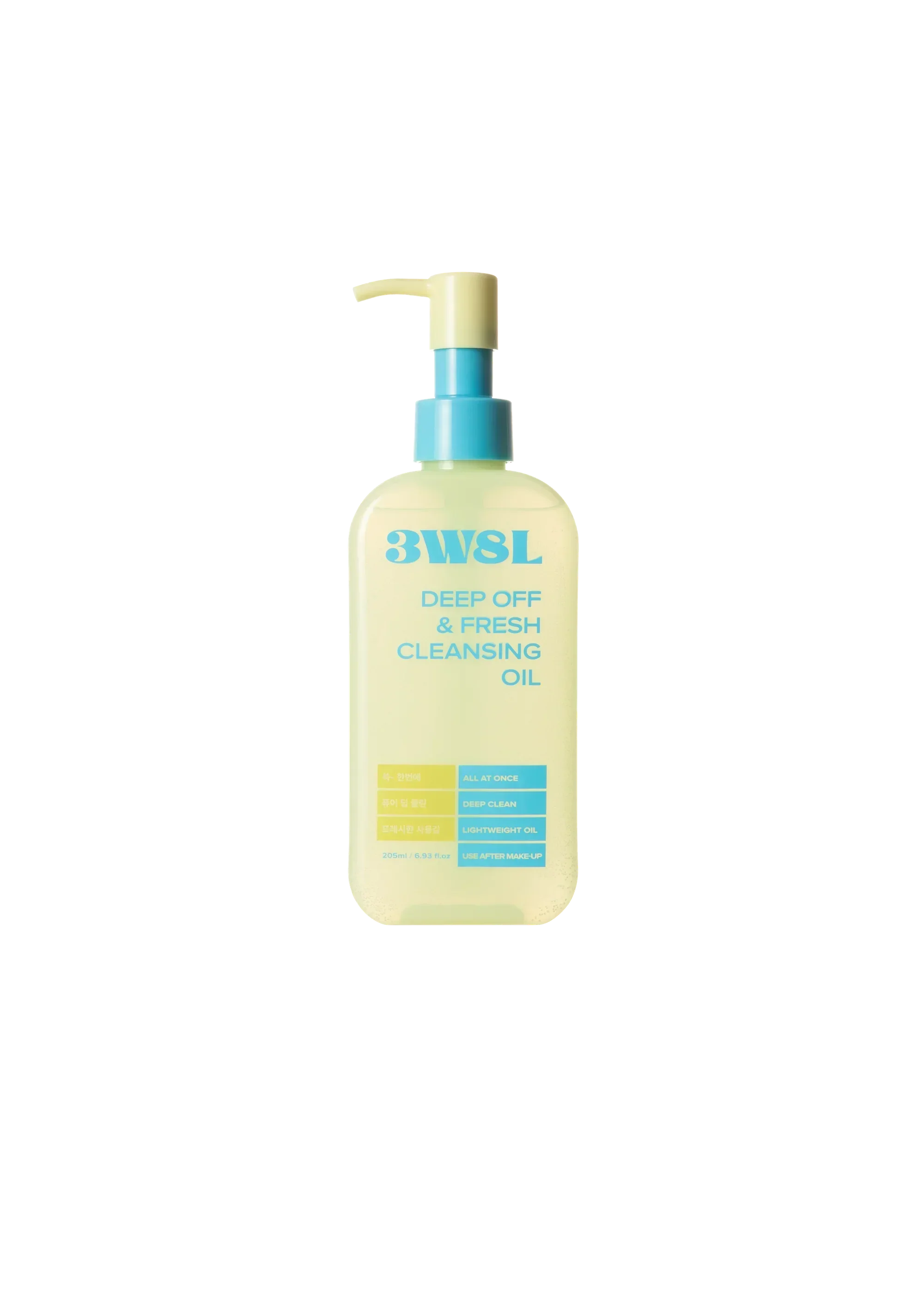 [3W8L] Deep Off & Fresh Cleansing Oil 205ml