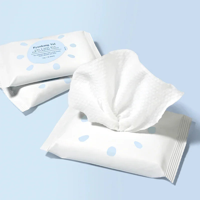 [PyunkangYul] Kids & Baby Mild Sun Cleansing Tissue 10ea*5