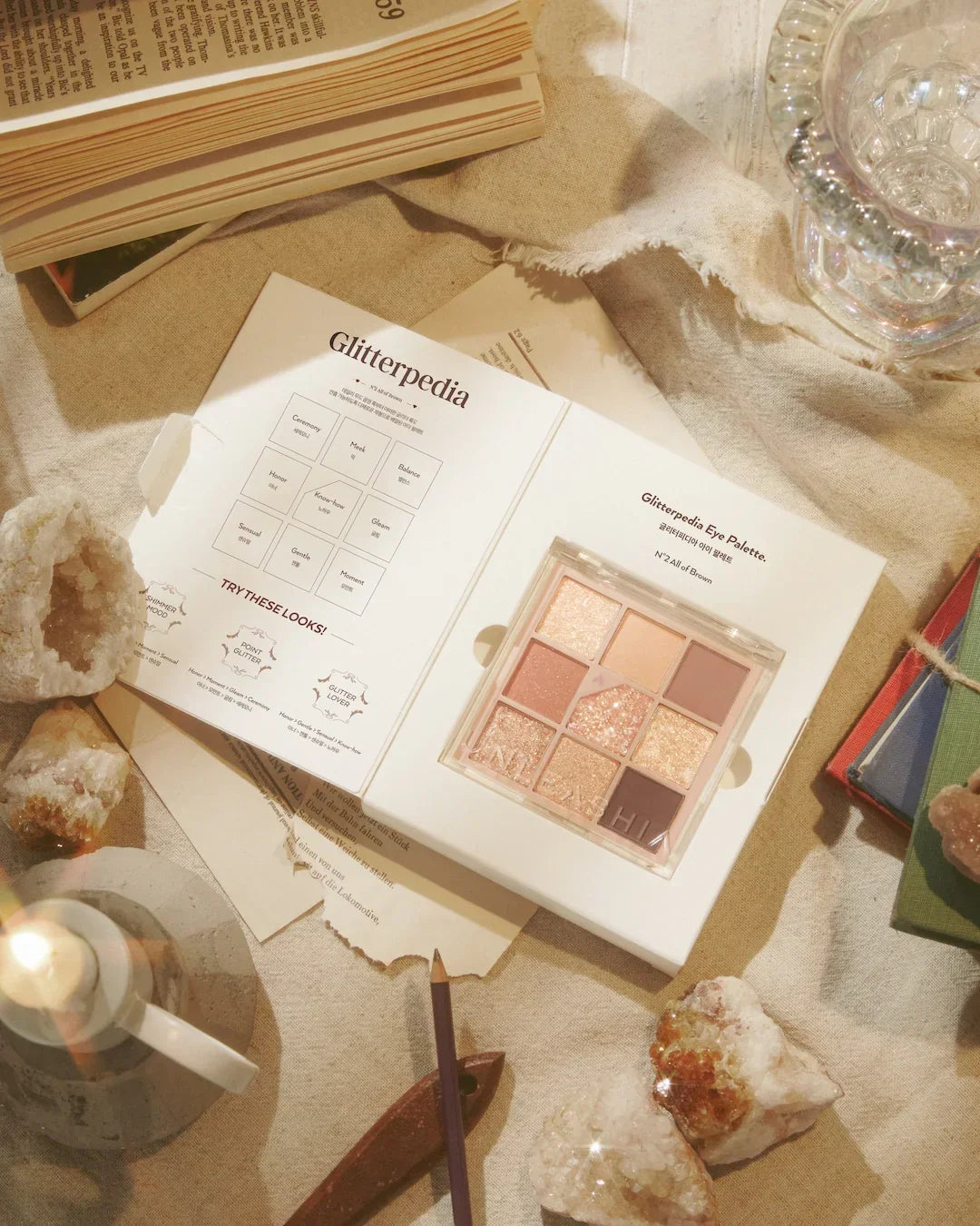 [Unleashia] Glitterpedia Eye Palette No.1 All of Glitter 6.2g