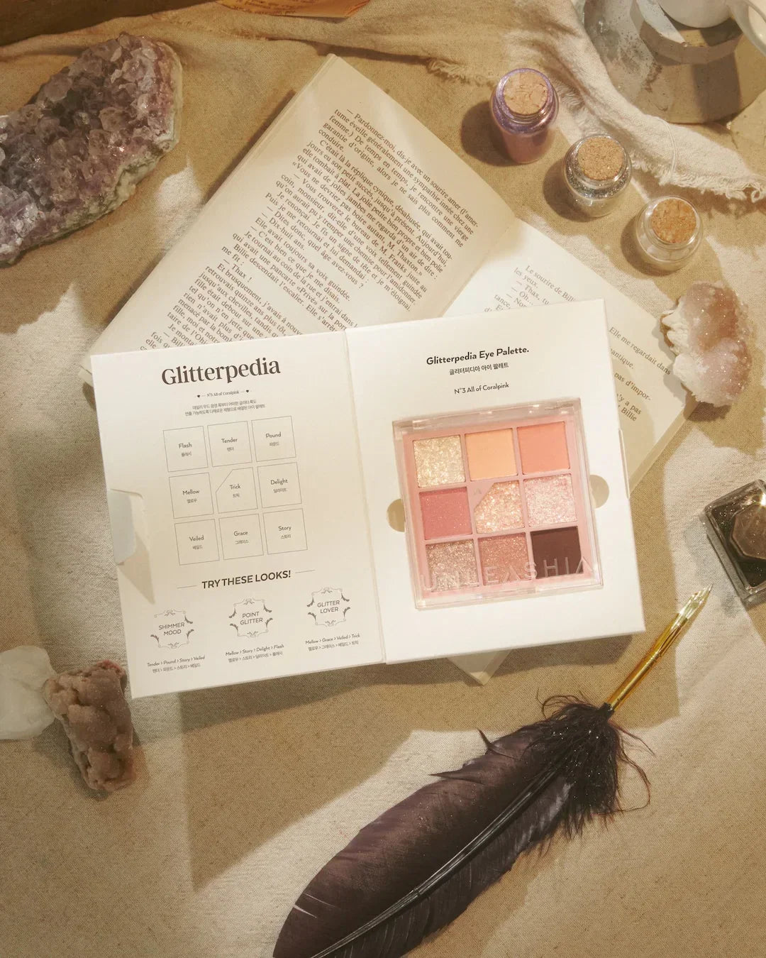 [Unleashia] Glitterpedia Eye Palette No.1 All of Glitter 6.2g