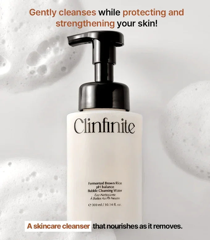 [Clinfinite] Fermented Rice Mild Acidic Bubble Cleansing Water 300ml