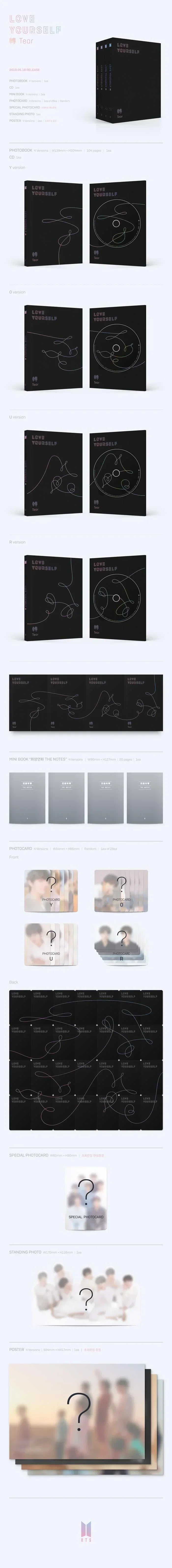 [BTS] BTS 3rd Full Album [LOVE YOURSELF 轉 'Tear']