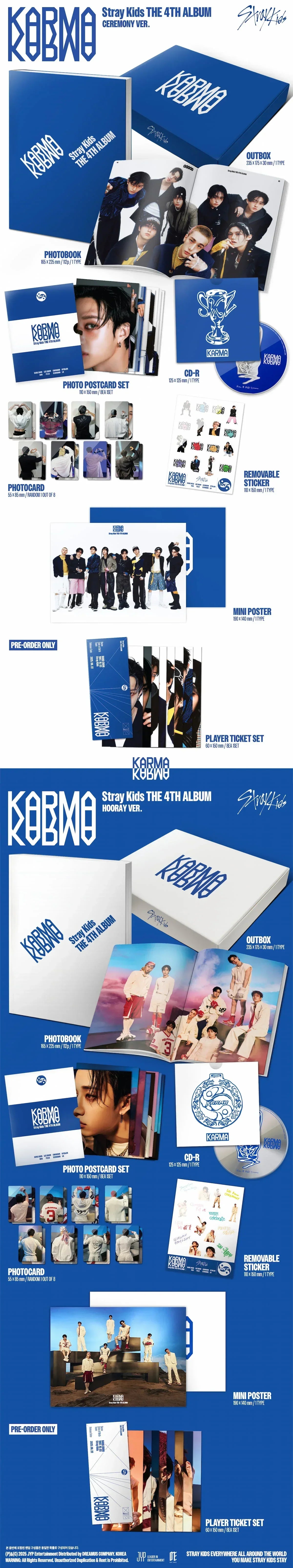 [Stray Kids] Stray Kids 4th Full Album [KARMA]