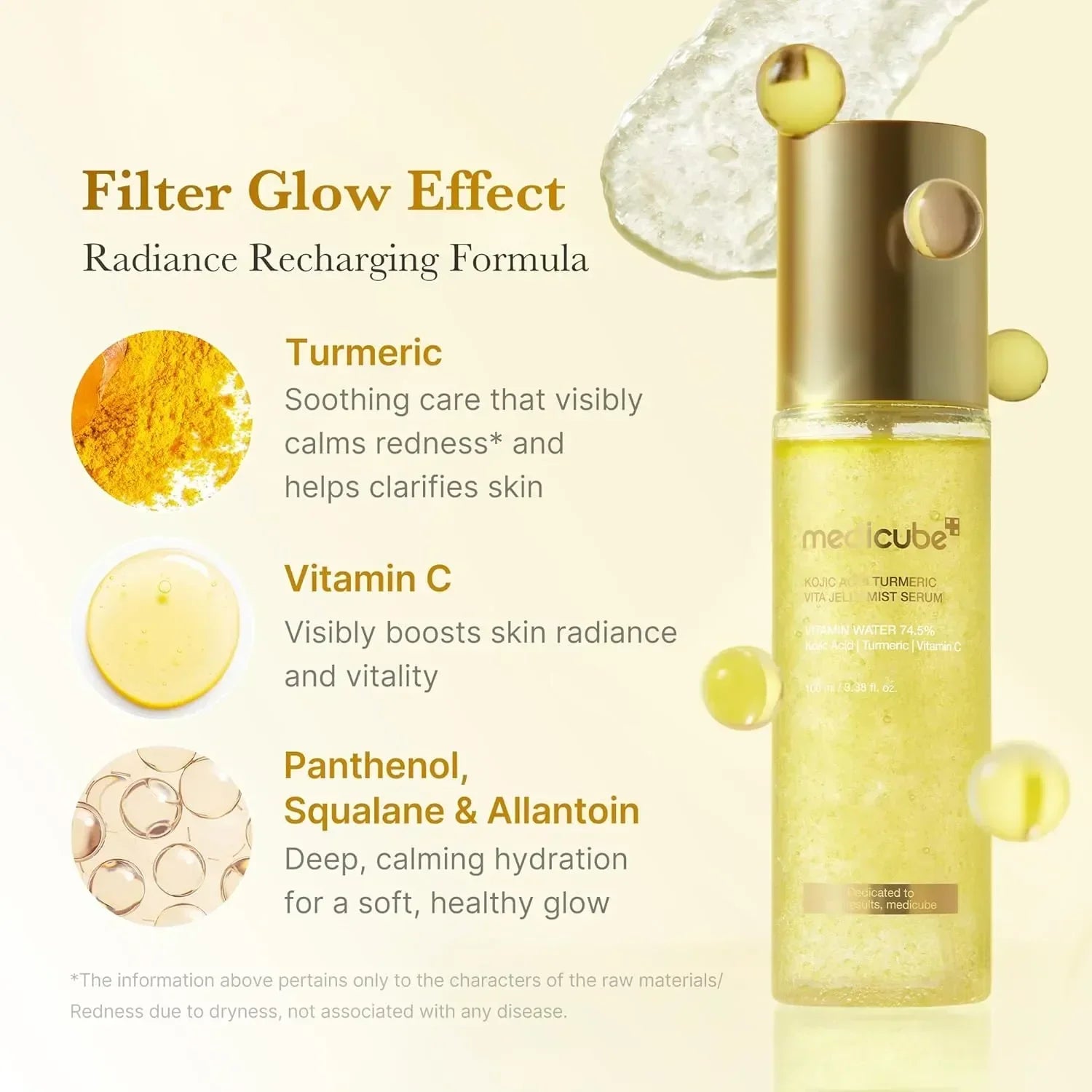 [Medicube] Kojic Acid Turmeric Vita Jelly Mist Serum 100ml