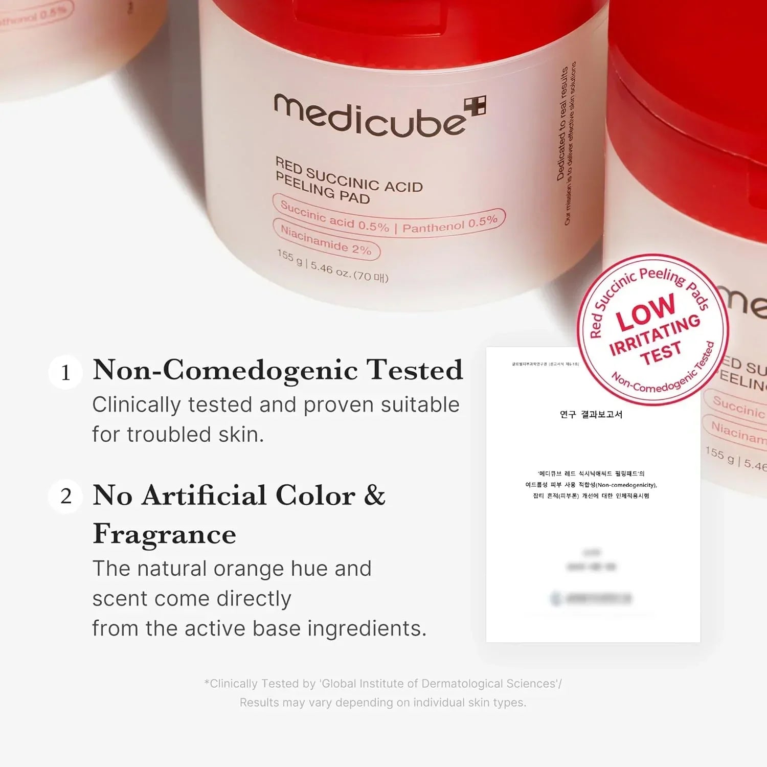 [Medicube] Red Succinic Acid Peeling Pads 70pcs