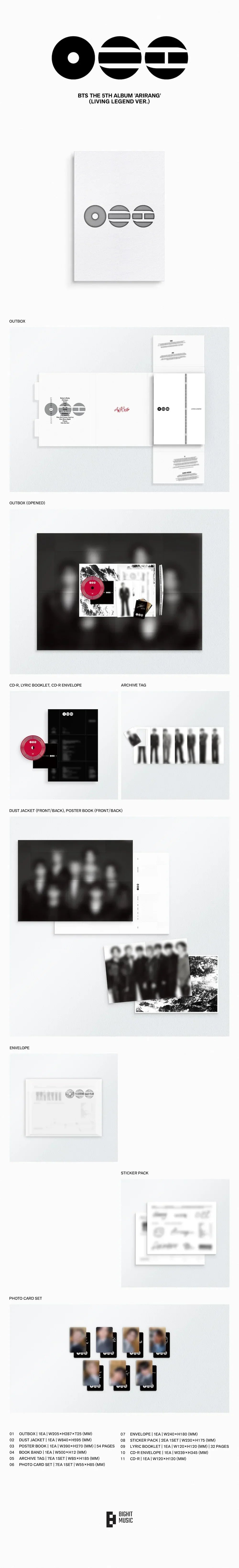 [BTS] BTS ARIRANG + ARIRANG (Living Legend Ver.) (SET)