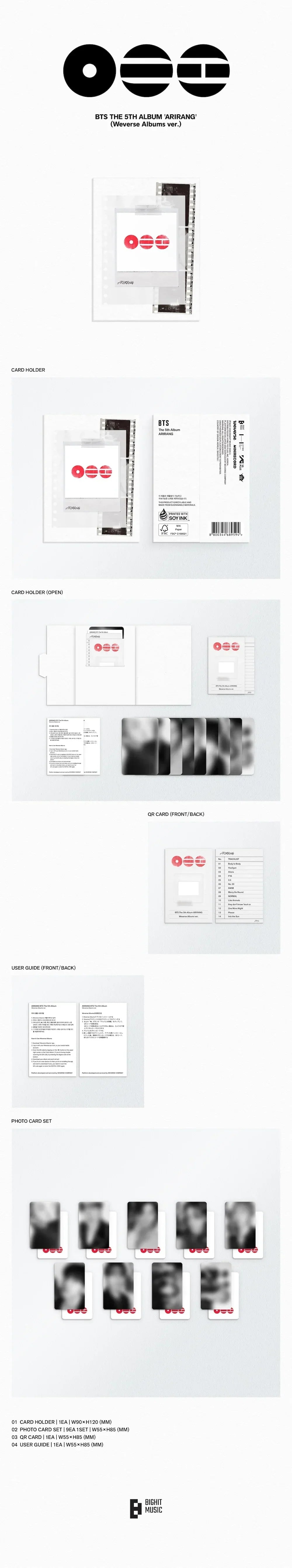 [BTS] BTS ARIRANG (Weverse Albums ver.)