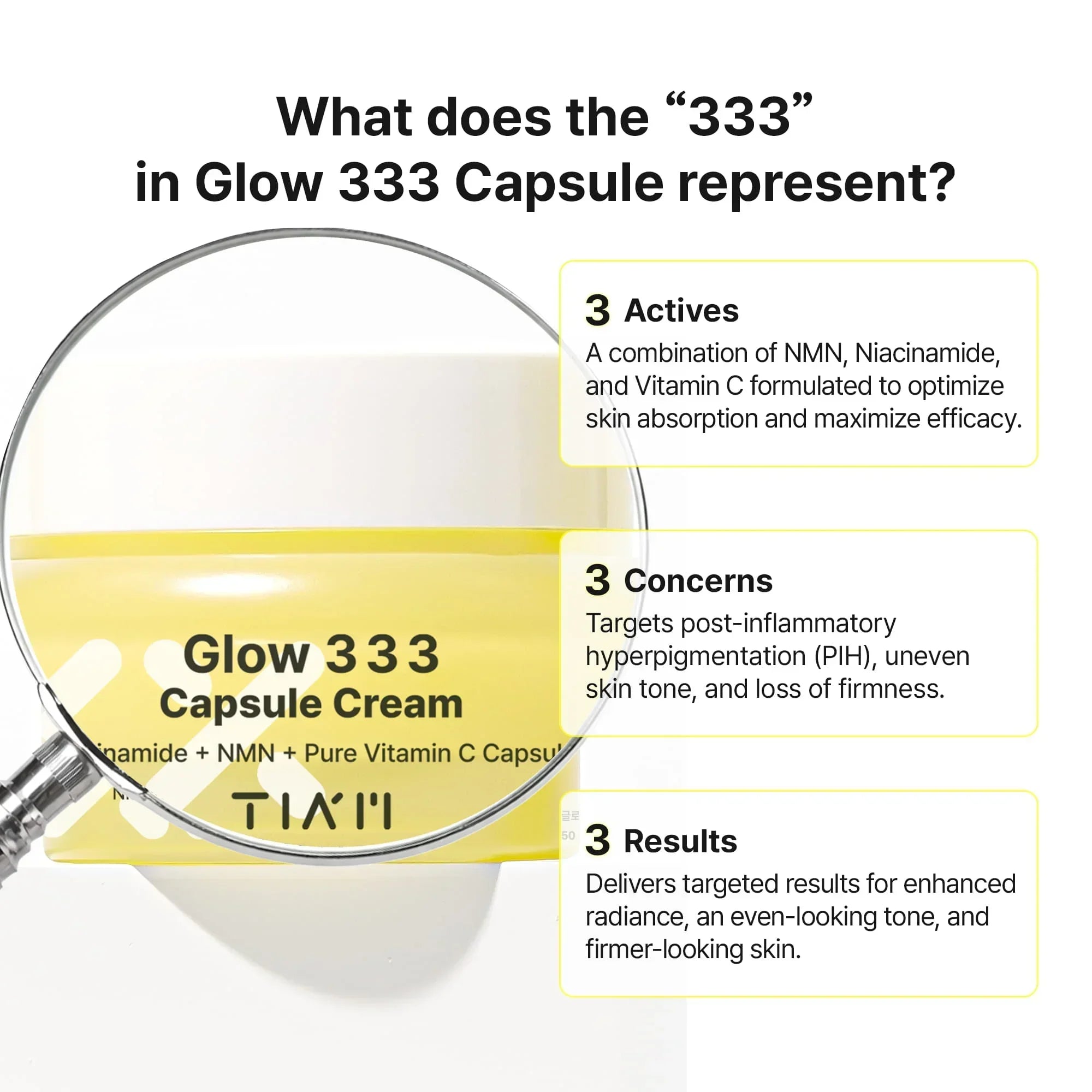 [TIAM] Glow 333 Capsule Cream 50ml