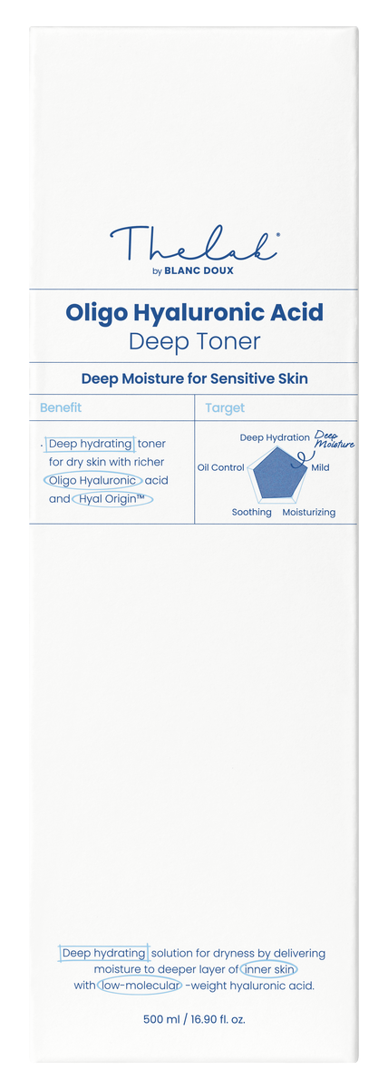 [THE LAB by BLANC DOUX] Oligo Hyaluronic Acid Deep Toner - 4 Sizes