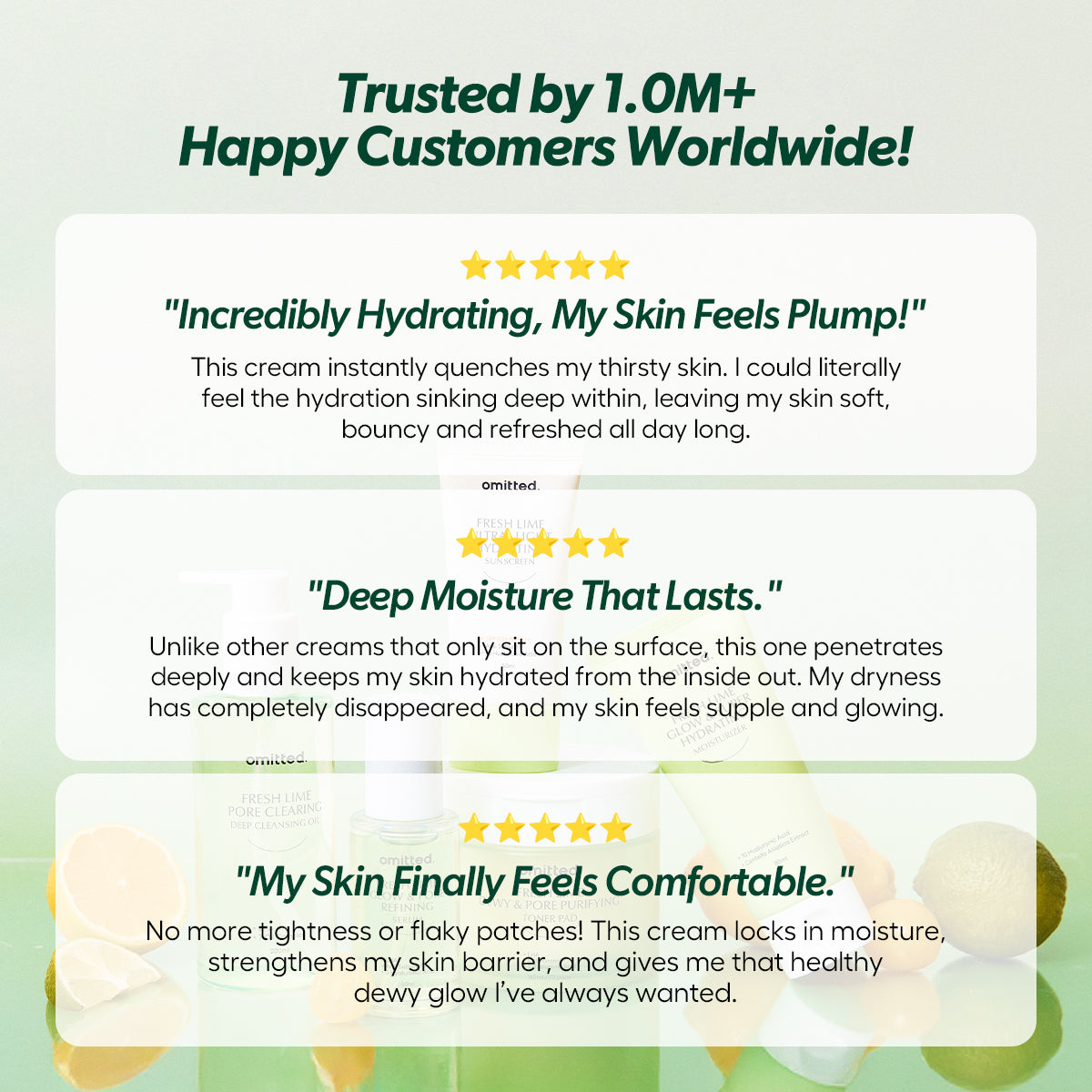 [Omitted] Fresh Lime Glow & Super Hydrating Moisturizer 80ml