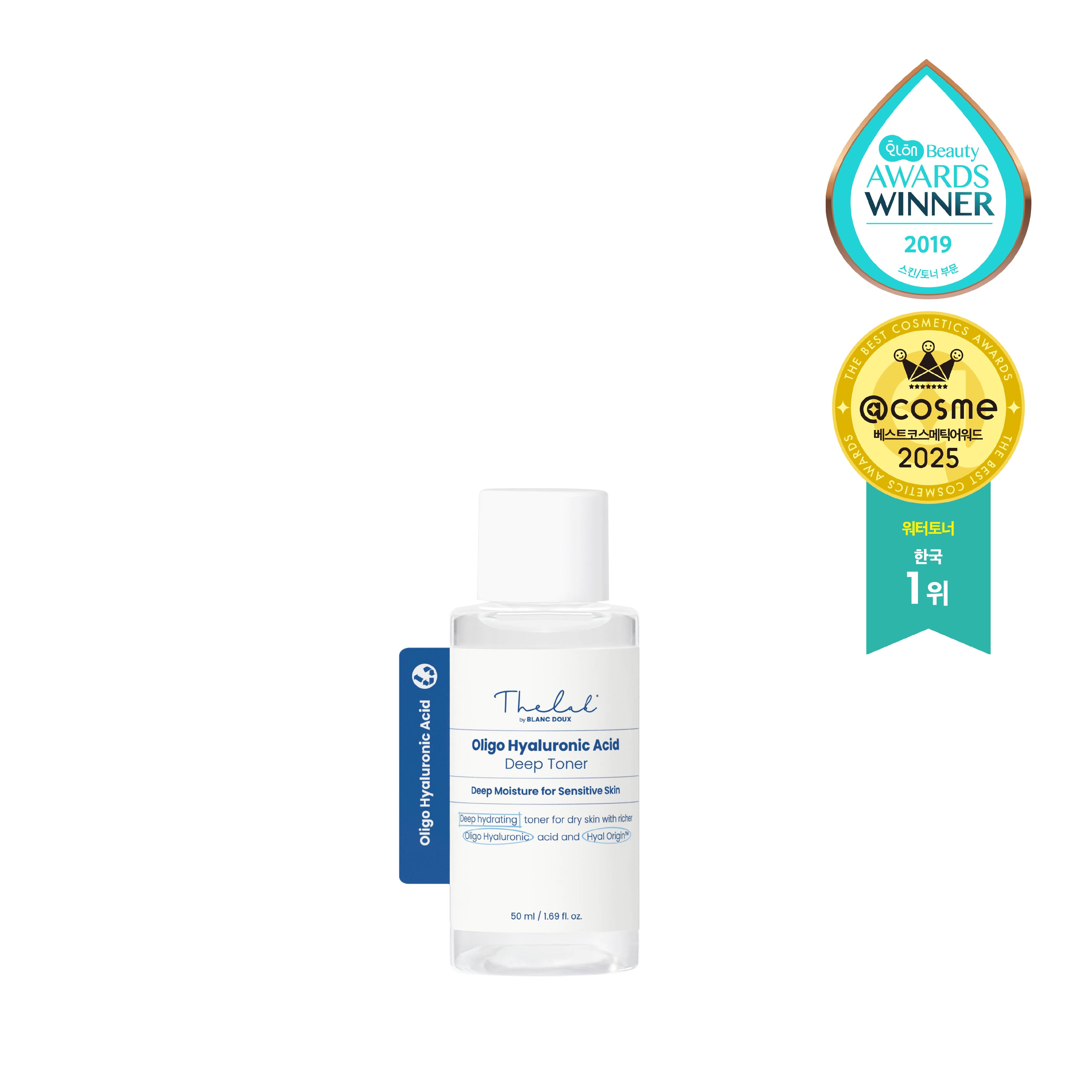 [THE LAB by BLANC DOUX] Oligo Hyaluronic Acid Deep Toner - 3 Size