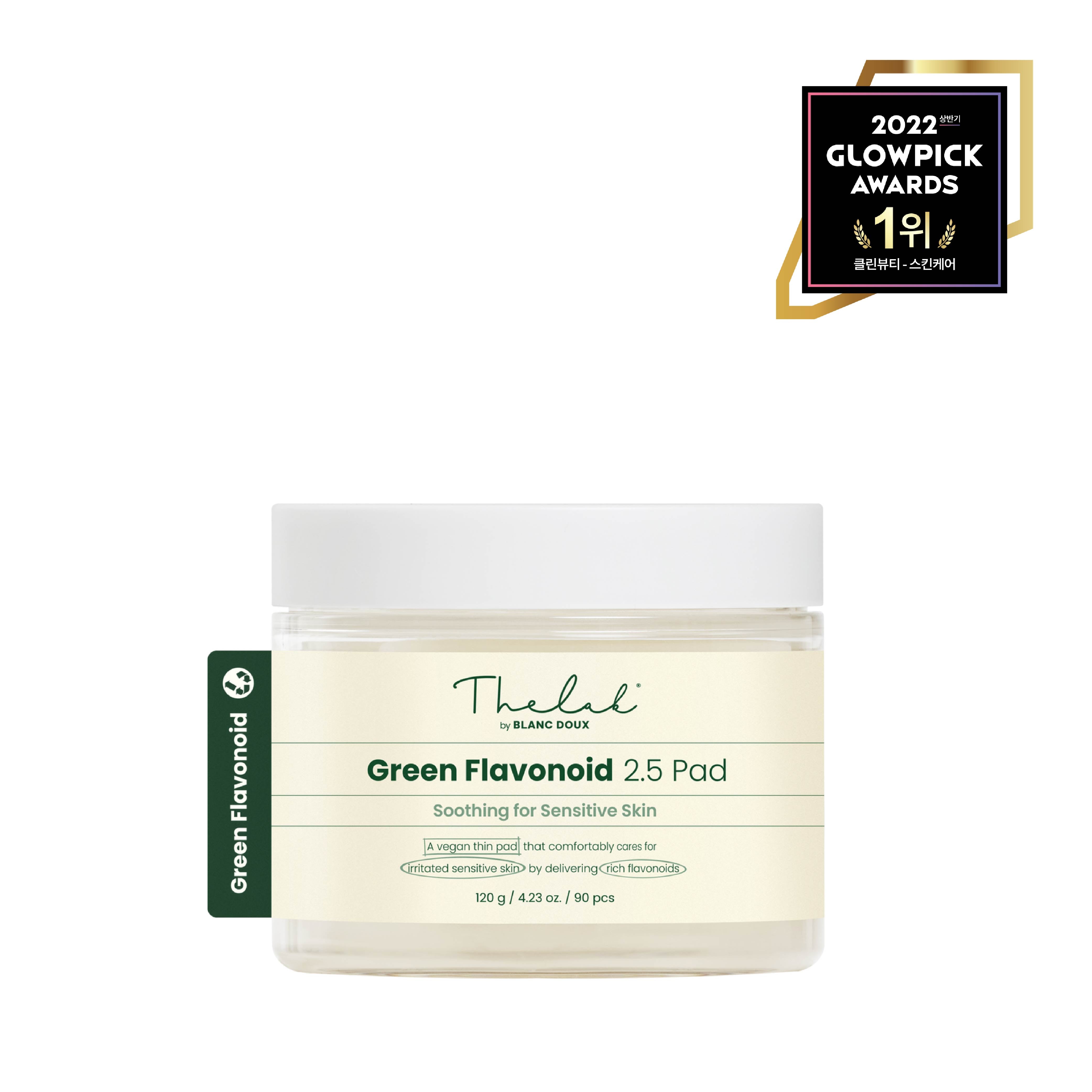 [THE LAB By BLANC DOUX] Green Flavonoid™ 2.5 Pad 120g (90p)