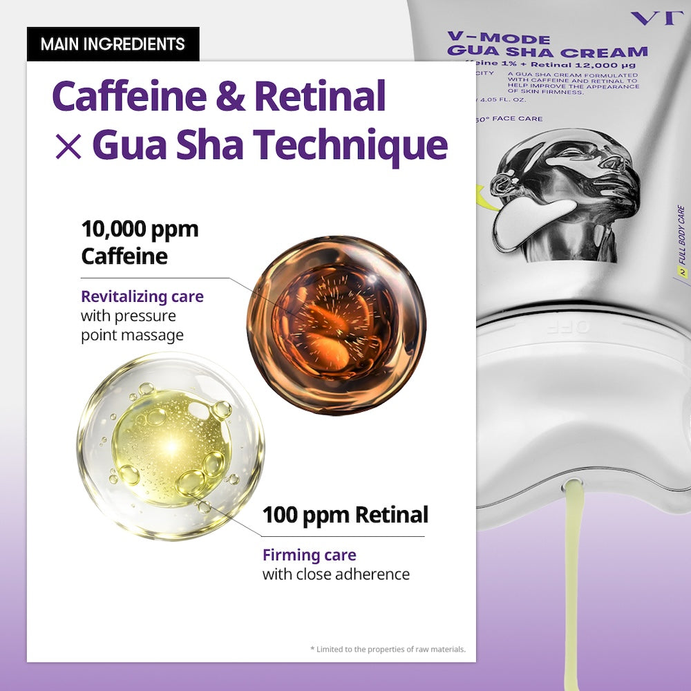 [VT Cosmetics] V-Mode Gua Sha Cream 120ml