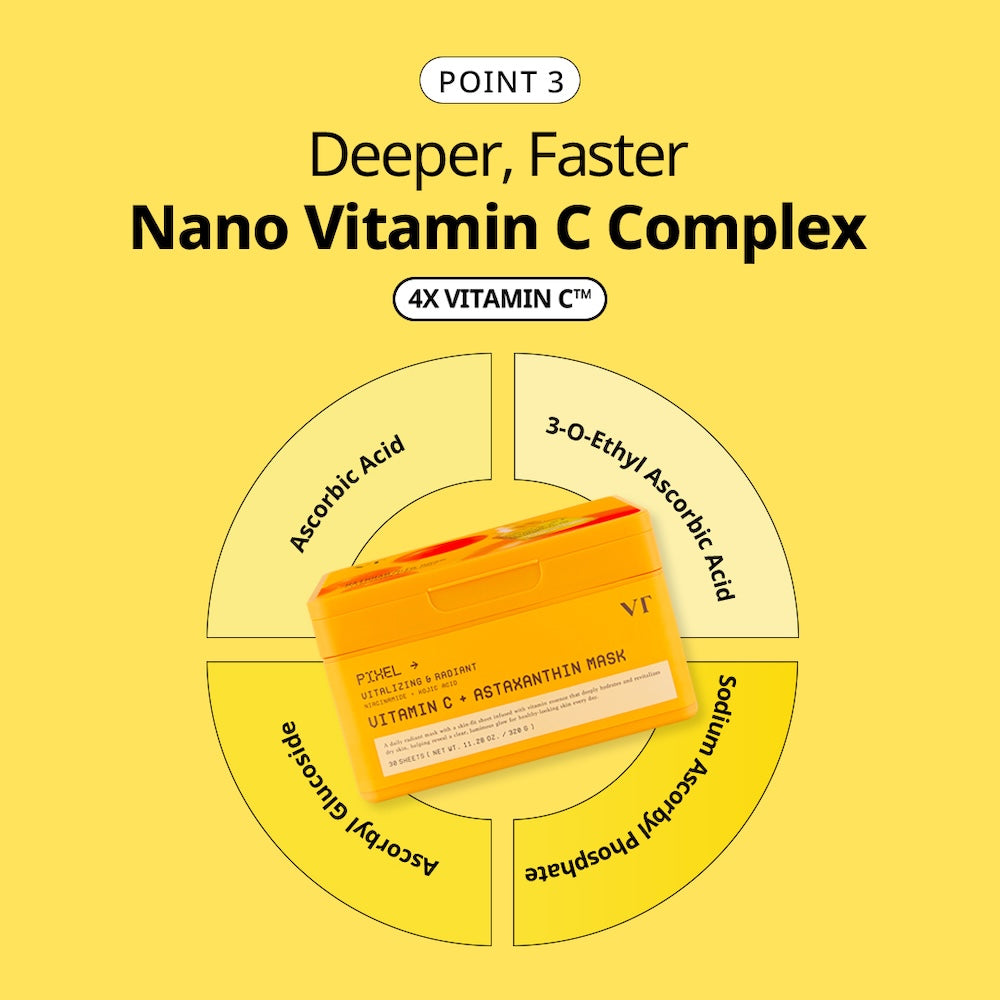 [VT Cosmetics] Vitamin C Astaxanthin Mask 320g*30ea