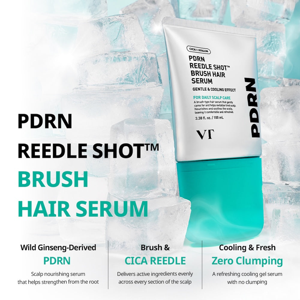 [VT Cosmetics] PDRN Reedle Shot Brush Hair Serum 100ml