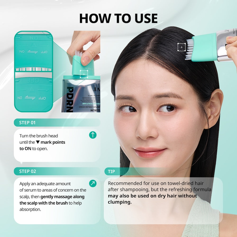 [VT Cosmetics] PDRN Reedle Shot Brush Hair Serum 100ml
