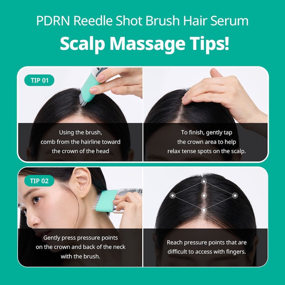 [VT Cosmetics] PDRN Reedle Shot Brush Hair Serum 100ml