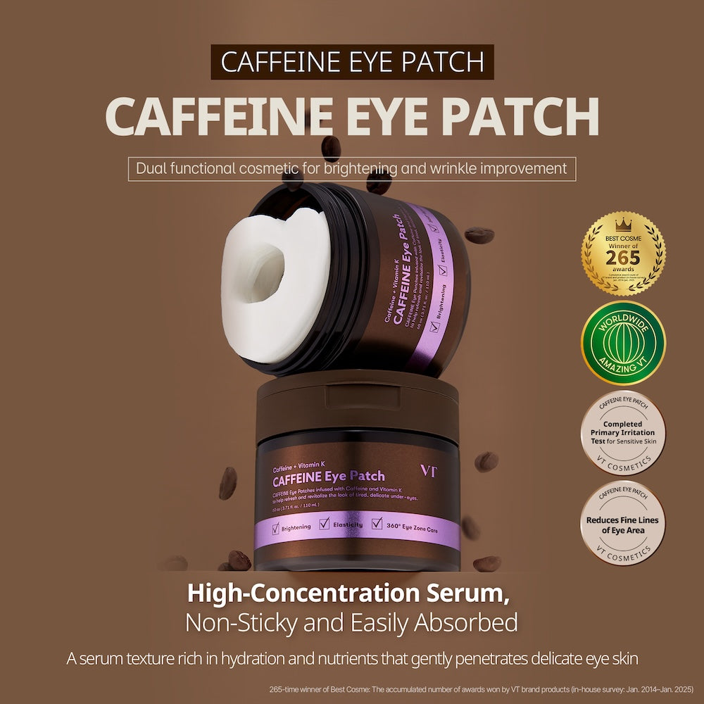 [VT Cosmetics] CAFFEINE Eye Patch 110ml*60ea