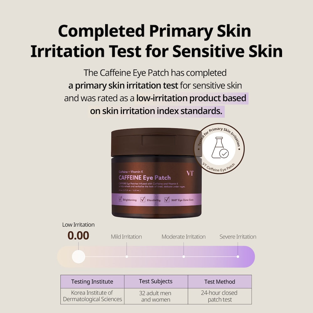 [VT Cosmetics] CAFFEINE Eye Patch 110ml*60ea