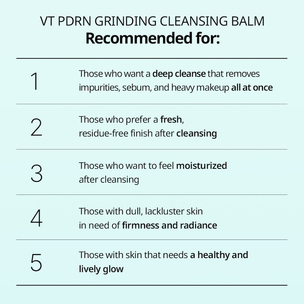 [VT Cosmetics] PDRN Grinding Cleansing Balm 50ml