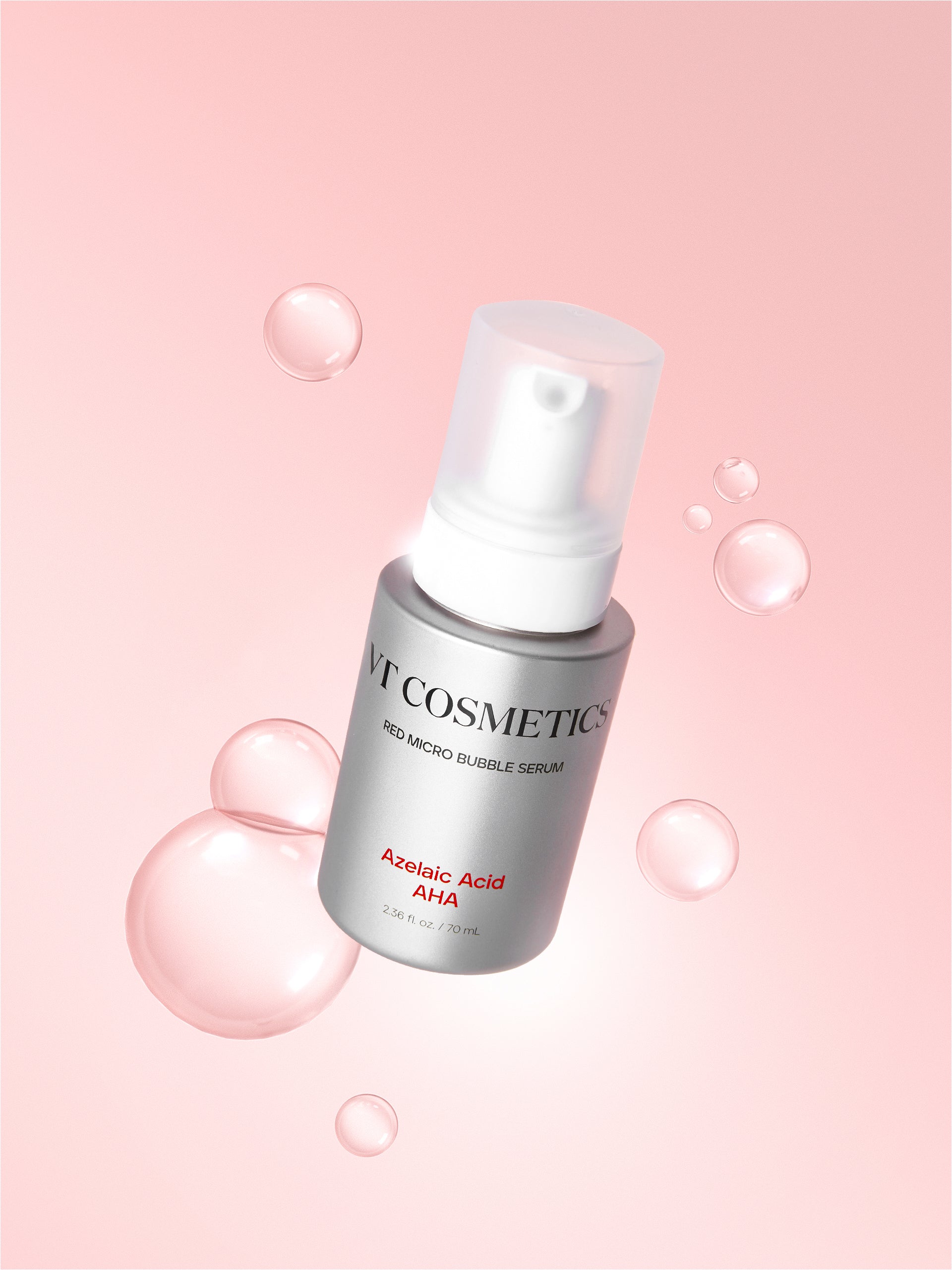 [VT Cosmetics] AZ AHA Red Micro Bubble Serum 70ml