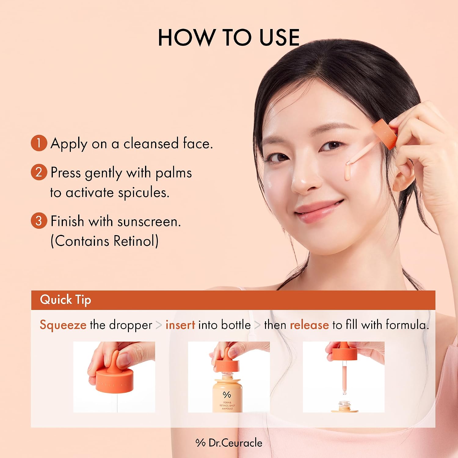 [Dr.Ceuracle] PDRN & Retinol Shot Ampoule 30ml