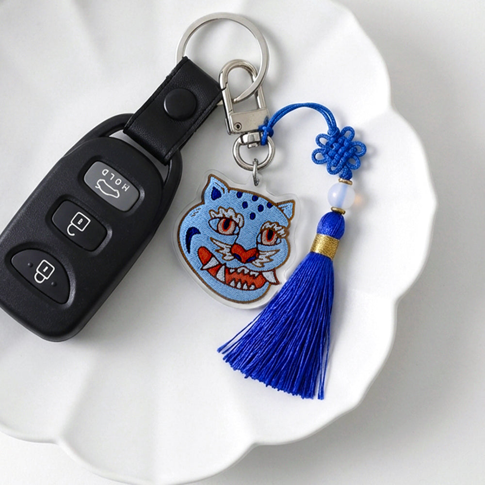 [PyunkangYul] K-Object Keyring Indigo Tiger