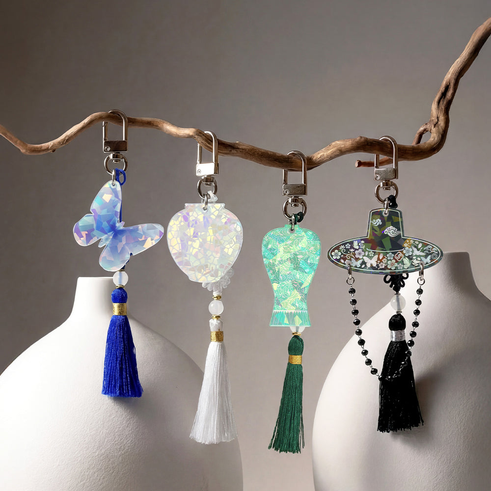 [PyunkangYul] K-Object Keyring Mother-of-Pearl Gat