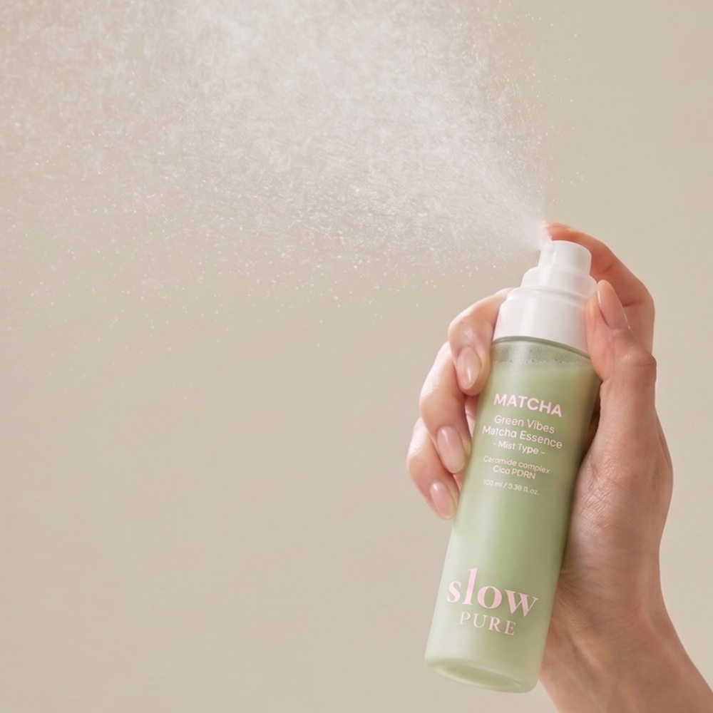 [slowpure] Green Vibes Matcha Essence (Mist Type) 100ml