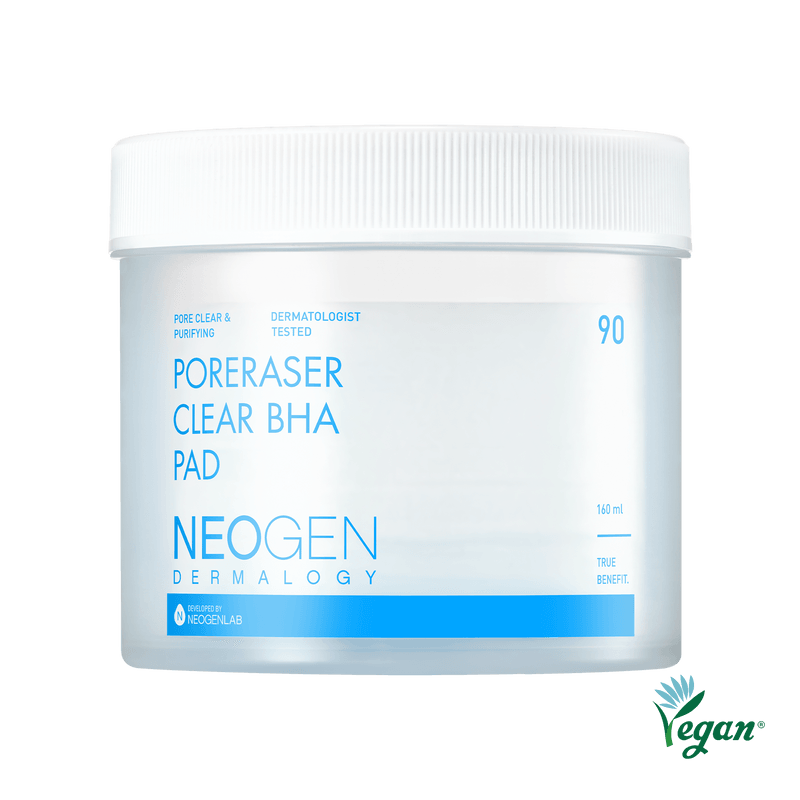 [NeoGen] DERMALOGY PORERASER CLEAR BHA PAD 160ML (90 PADS) - KBeauti