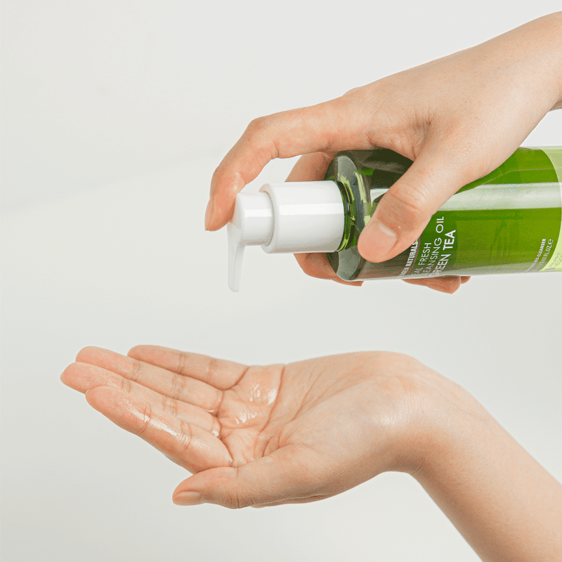 [NeoGen] DERMALOGY REAL FRESH CLEANSING OIL GREEN TEA 285ML - KBeauti