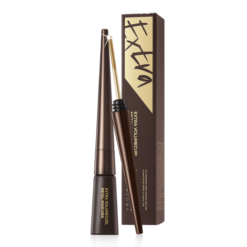 [NeoGen] DERMALOGY EXTRA VOLUME CURL METAL MASCARA - BROWN - KBeauti