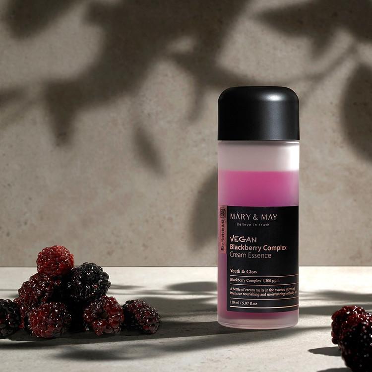 [MARY&MAY] Vegan Blackberry Complex Cream Essence -140ml - KBeauti