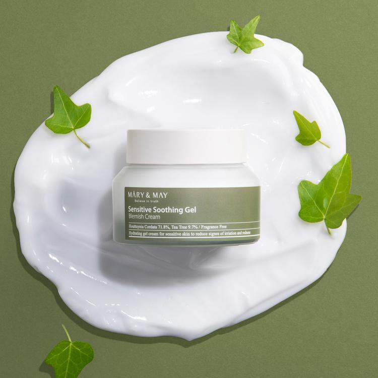 [MARY&MAY] Sensitive Soothing Gel Blemish Cream - 70ml - KBeauti