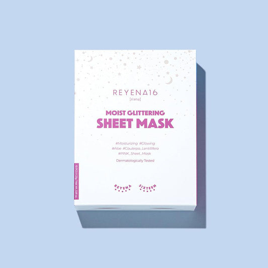 [REYENA16] Moist Glittering Sheet Mask 23g x 10 pcs - KBeauti