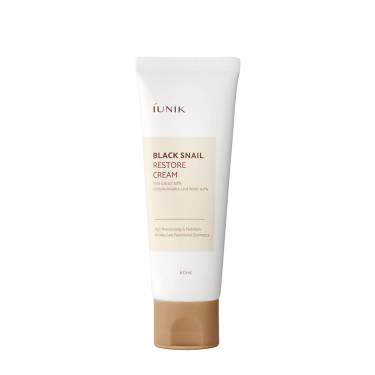 [iUNIK] Black Snail Restore Cream 60ml - KBeauti