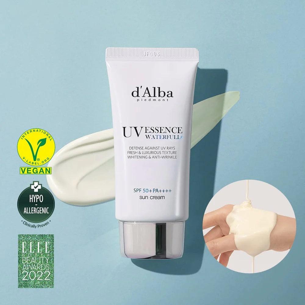 [d'Alba] Waterful Essence Sunscreen 50ml - KBeauti