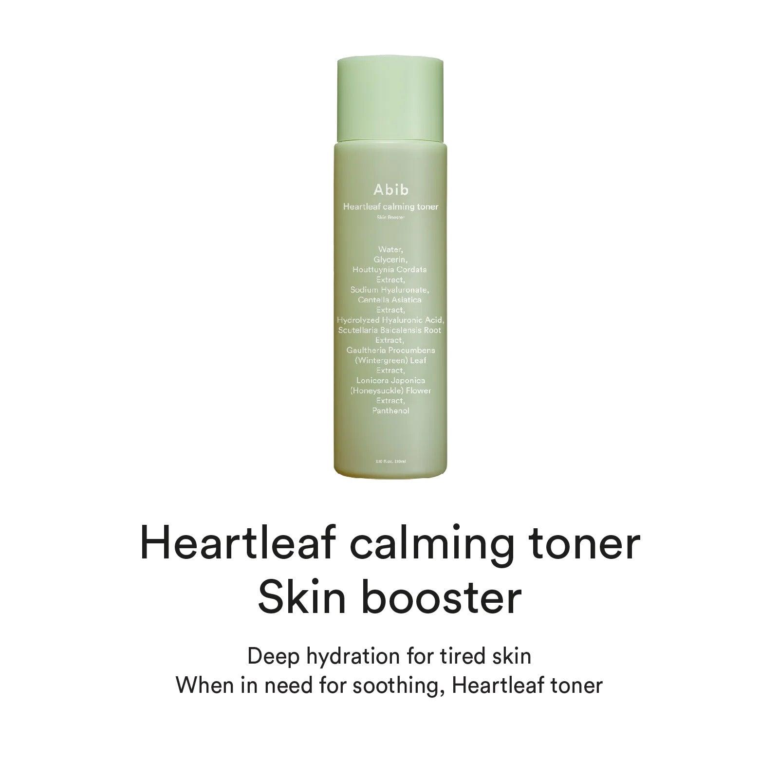 [Abib] Heartleaf calming toner Skin booster - 200ml - KBeauti