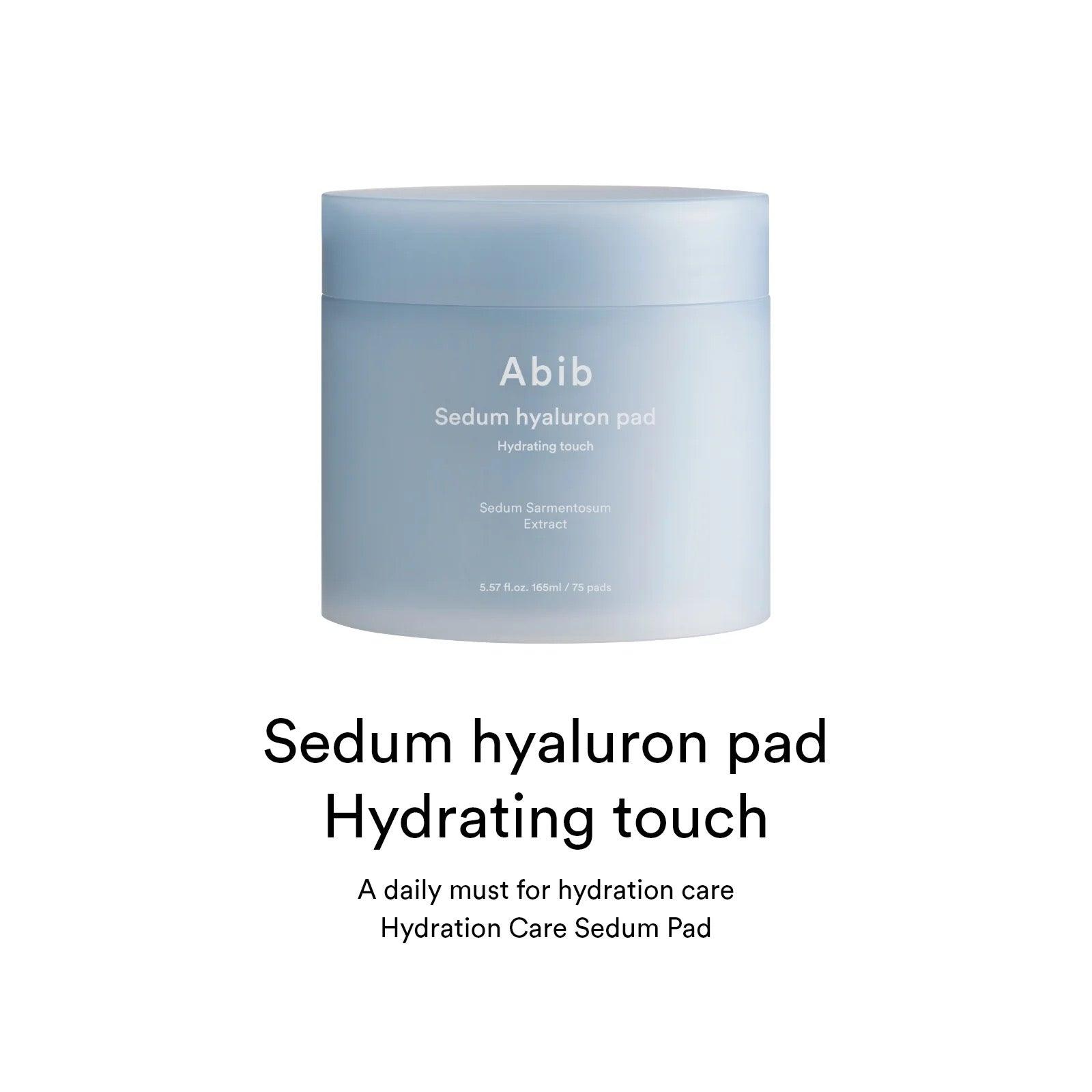 [Abib] Sedum hyaluron pad Hydrating touch - 165ml. 75 pads - KBeauti