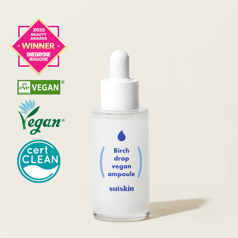 [SUISKIN] Birch drop vegan ampoule - 35ml - KBeauti