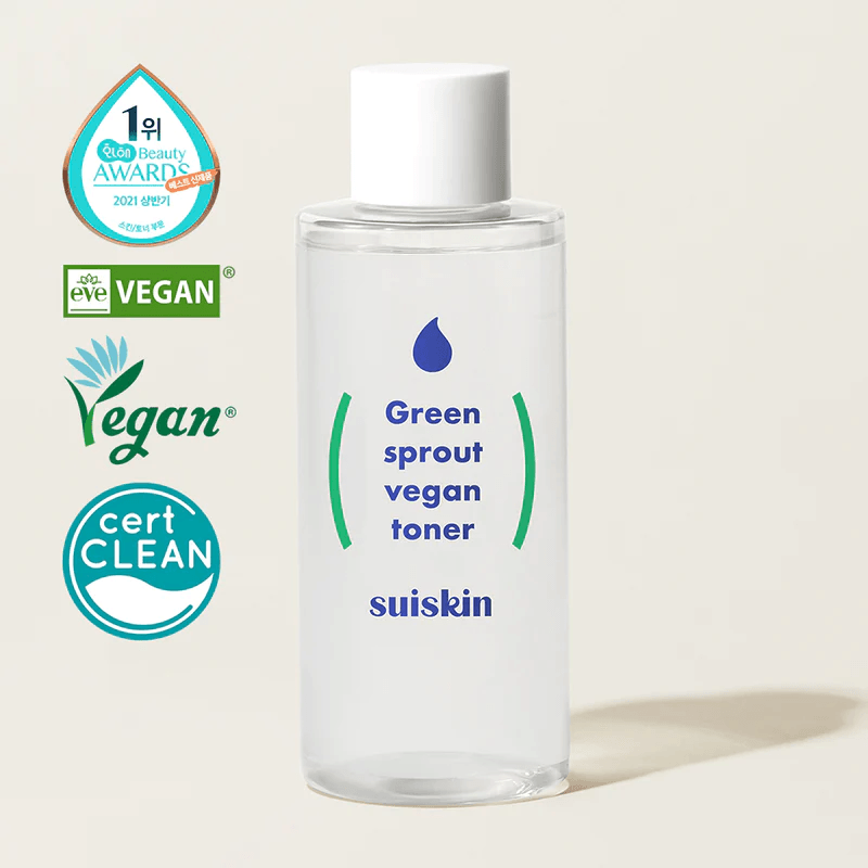 [SUISKIN] Green sprout vegan toner - 200ml - KBeauti