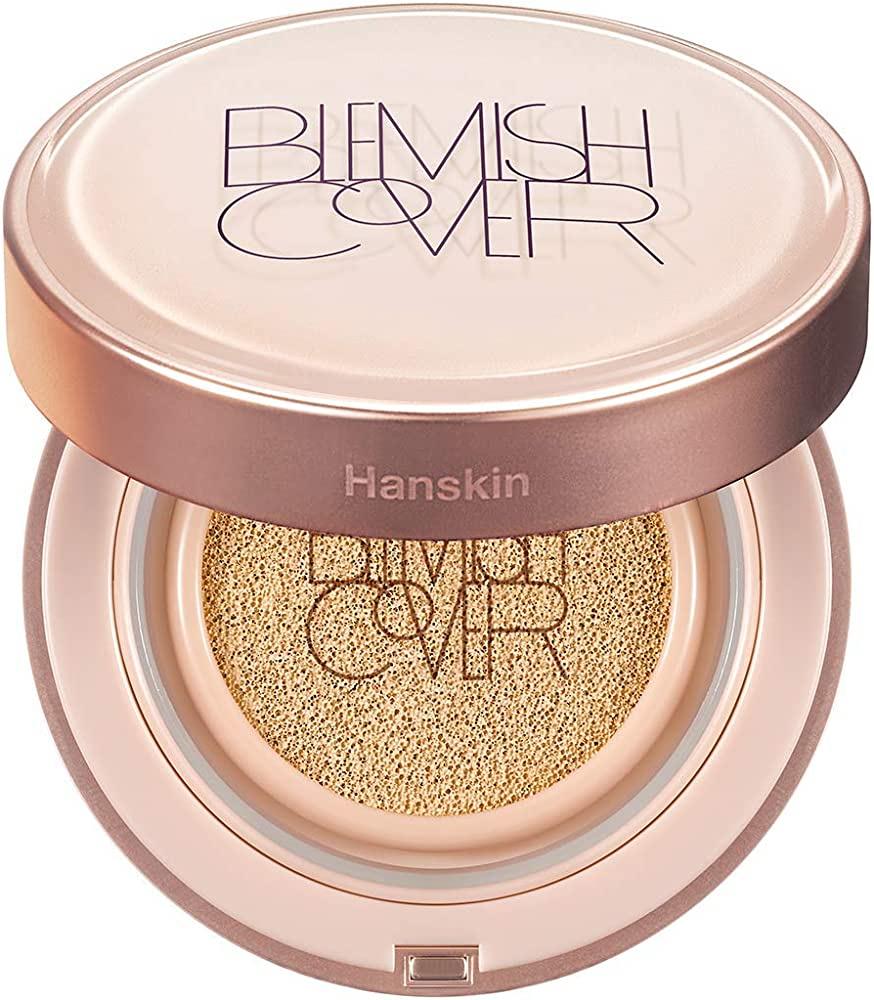 [Hanskin] Glow Blemish Cover Conceal Cushion No. 21 Cream 11g*2 - KBeauti