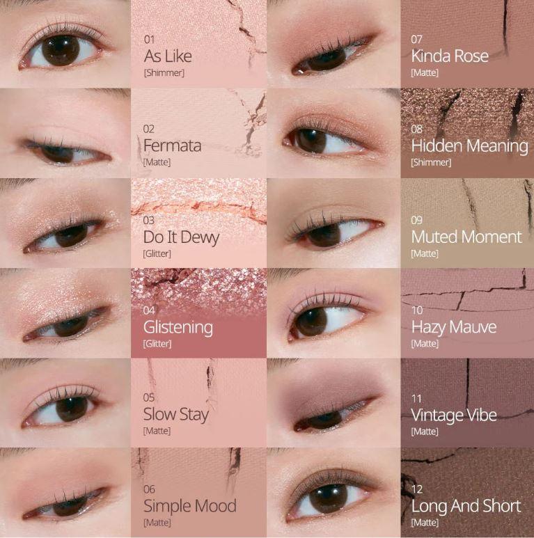 [Clio] Shade & Shadow Palette -02 Soft Depth - KBeauti