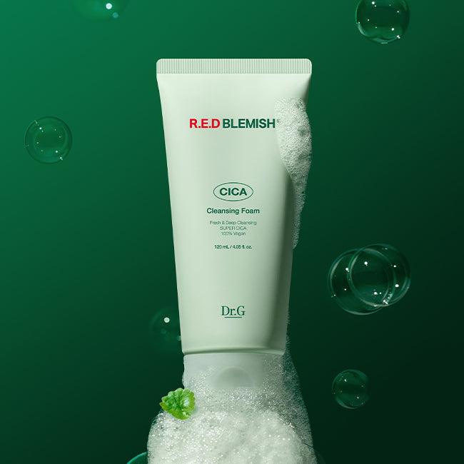 [Dr.G] Red Blemish Cica Cleansing Foam 120ml - KBeauti