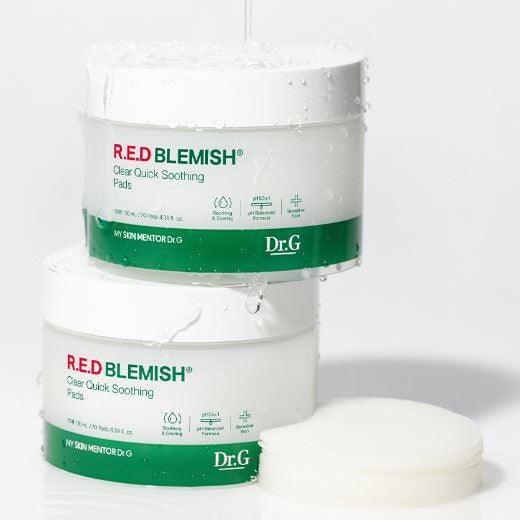 [Dr.G] Red Blemish Clear Quick Soothing Pads 70ea - KBeauti