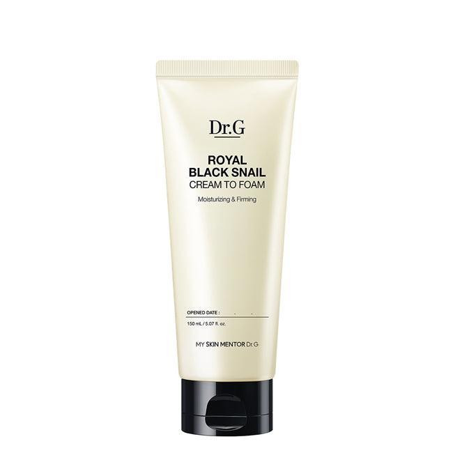 [Dr.G] Royal Black Snail Cream To Foam 150ml - KBeauti