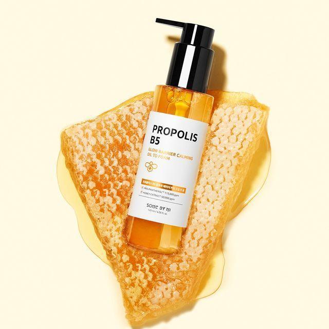 [Somebymi] Propolis B5 Glow Barrier Calming Oil To Foam 120ml - KBeauti