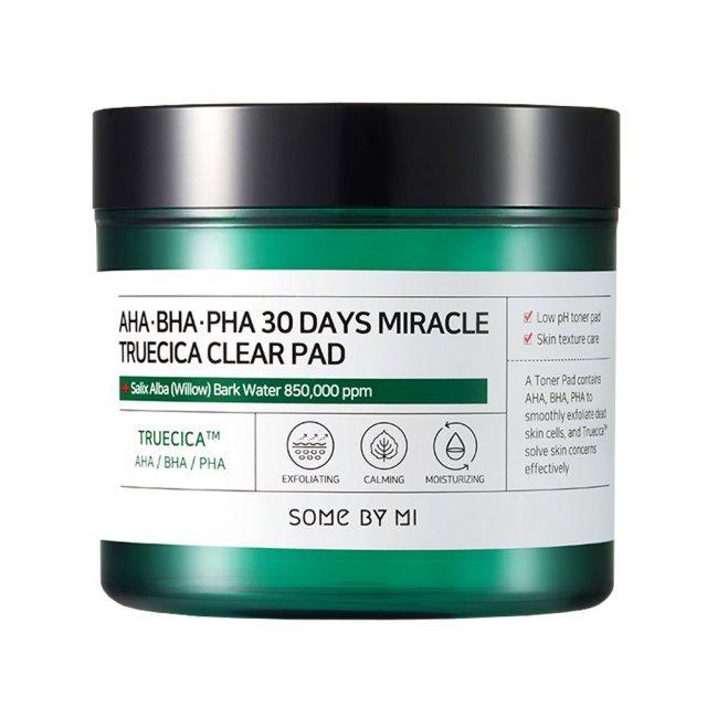 [Somebymi] AHA BHA PHA 30 Days Miracle Truecica Clear Pad 70ea - KBeauti