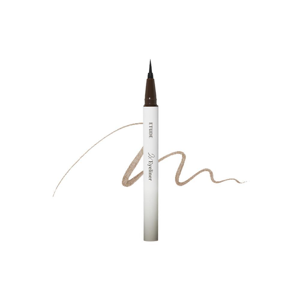 [Etudehouse] 2X Tinting Eyeliner -02 Natural Light Brown - KBeauti