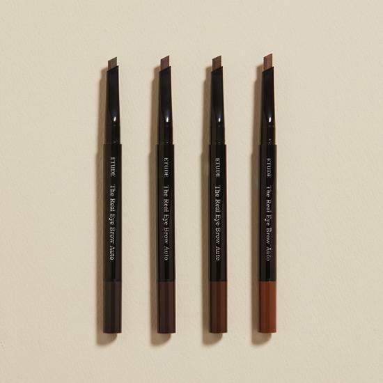 [Etudehouse] The Real Eye brow Auto Pencil -04 Peanut Brown - KBeauti